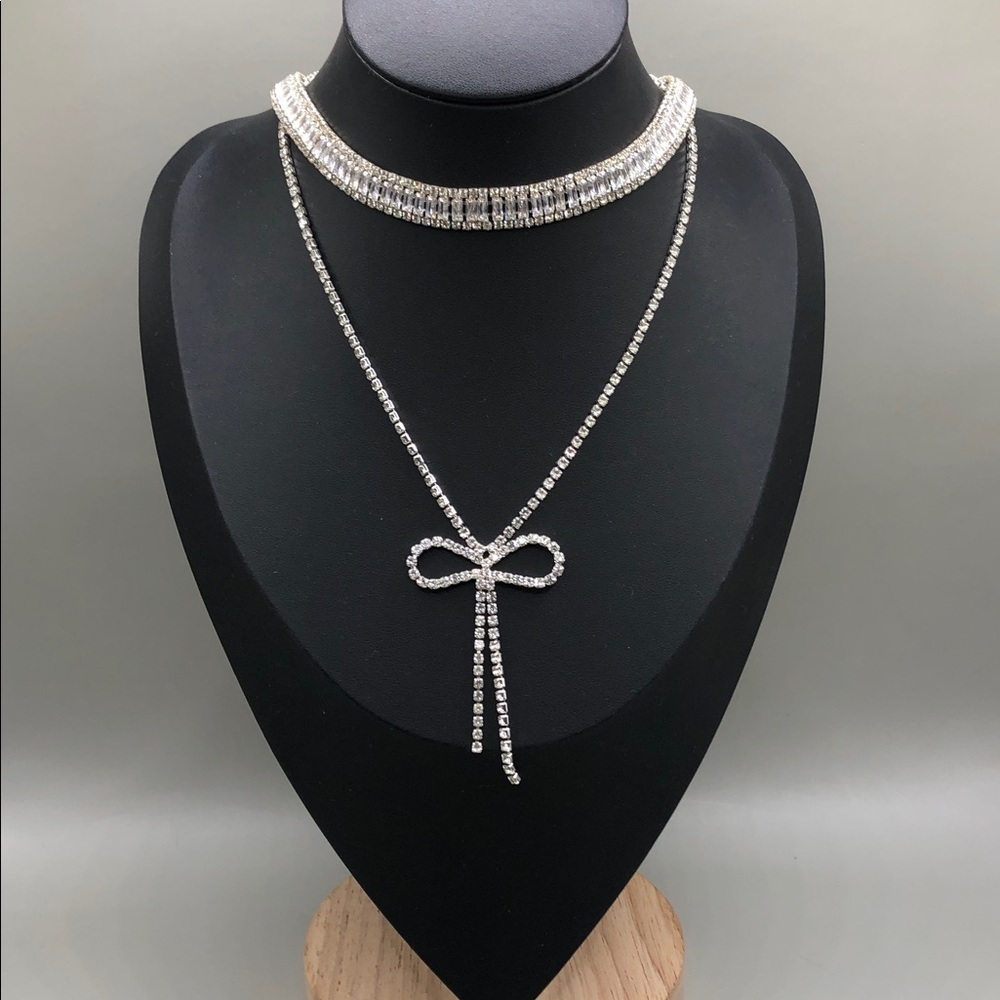 Formal evening bridal necklaces choker Natasha Loft FREE bracelet curated bundle
